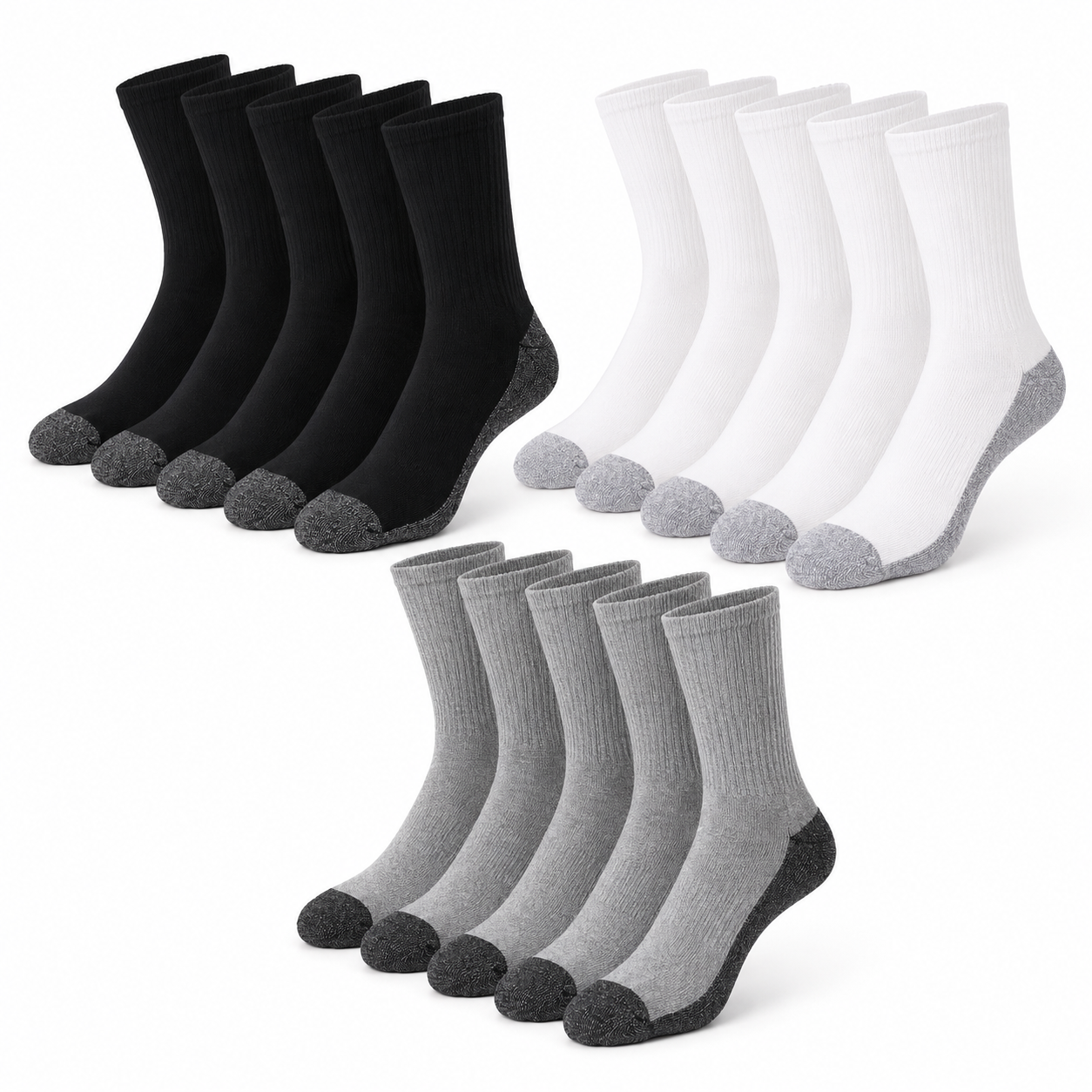 ATHLORA DryCushion Socks – 20 Pair Pack