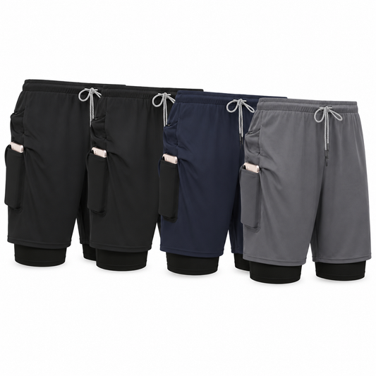 ATHLORA DualRun Shorts – 4 Pack